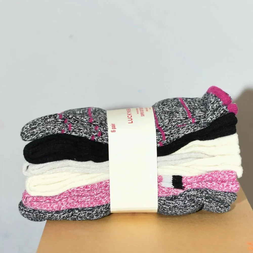 Lucky Brand Ladies'‎ Boot Sock, 6-pair